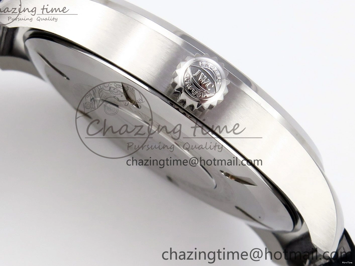 MIROTIME 0226 Pilot Mark XX IW328203 ZF 1:1 Best Edition Blue Dial on Dark Blue Leather Strap A Snug 7024